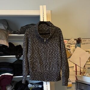 Anne Klein Women's Black and Gray Sweater